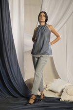 Load image into Gallery viewer, Halter Denim Top
