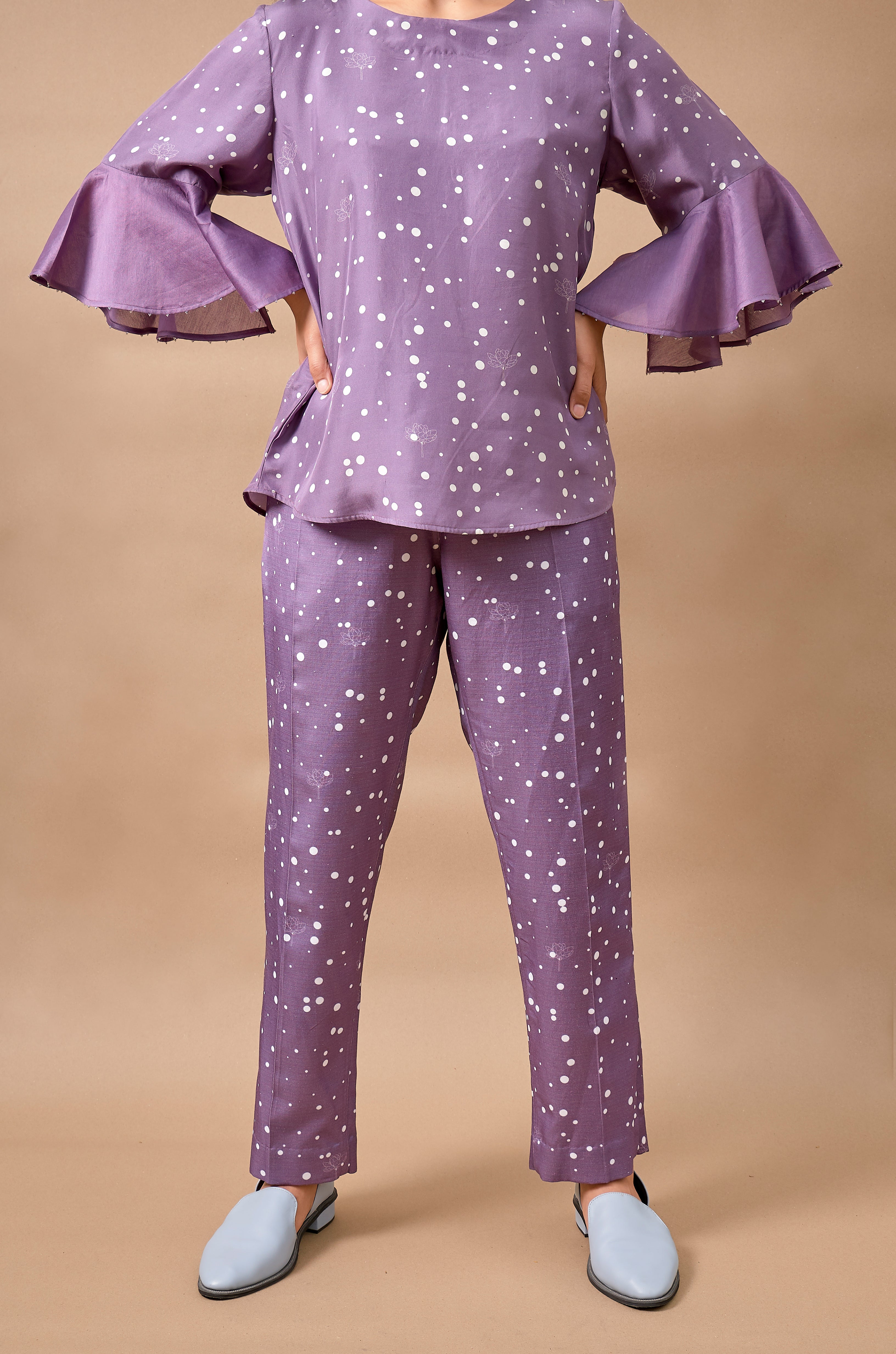 First Kiss Polka Print Co-ord Set