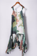 Load image into Gallery viewer, Bombshell paint print slip dress and jacket set
