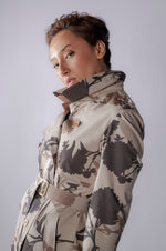 Load image into Gallery viewer, Biscotti Floral Trench
