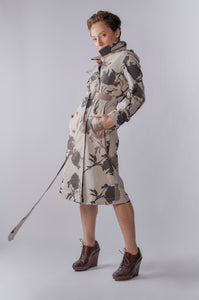 Biscotti Floral Trench