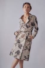 Load image into Gallery viewer, Biscotti Floral Trench
