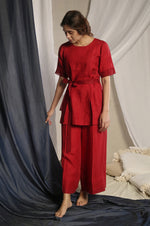 Load image into Gallery viewer, Crimson Co-ord Set
