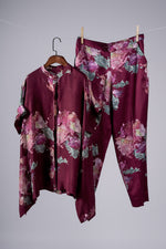 Load image into Gallery viewer, Marsala Watercolour Peonies Coordinated set
