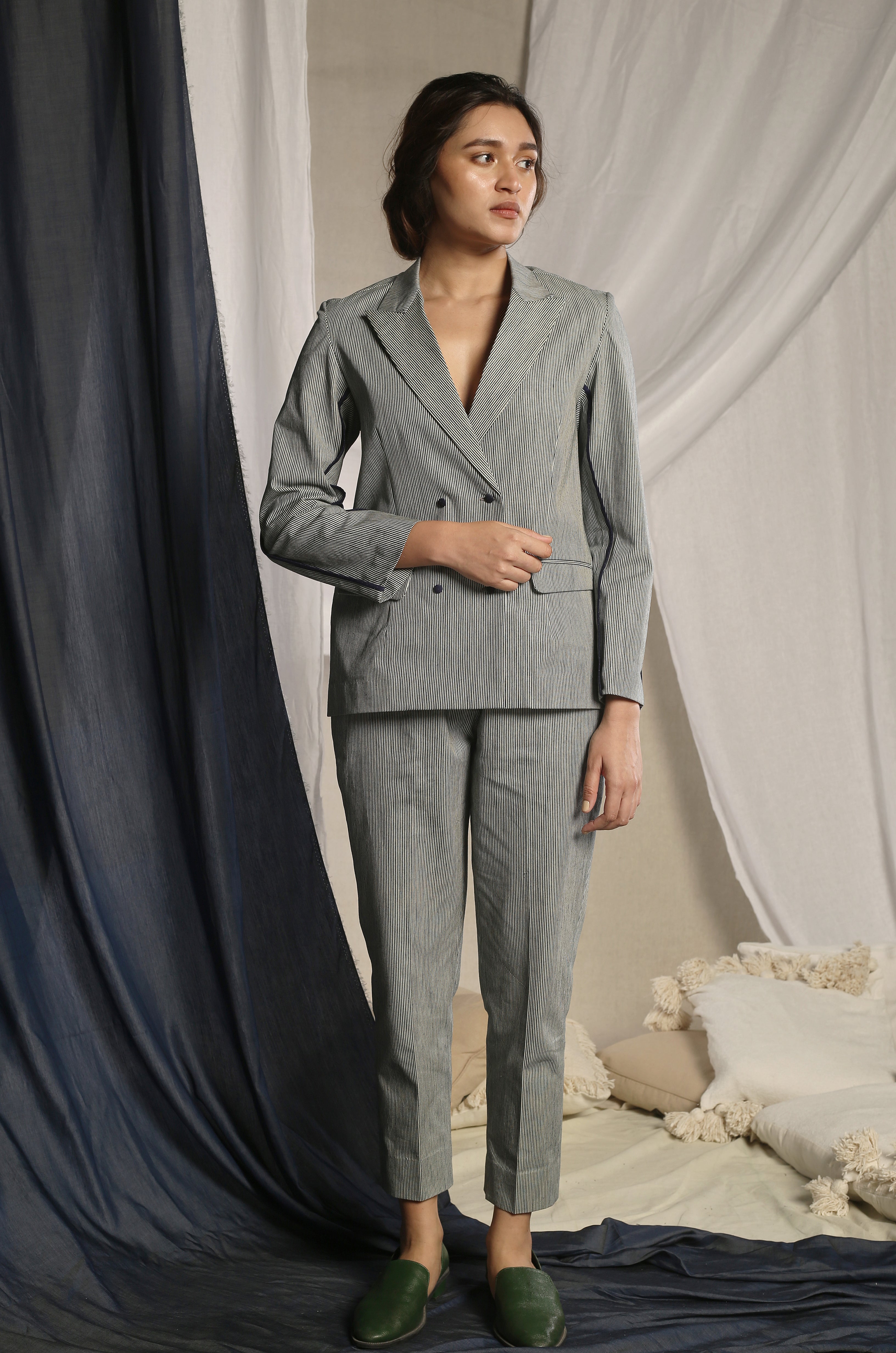 Double Breasted Pant Suit
