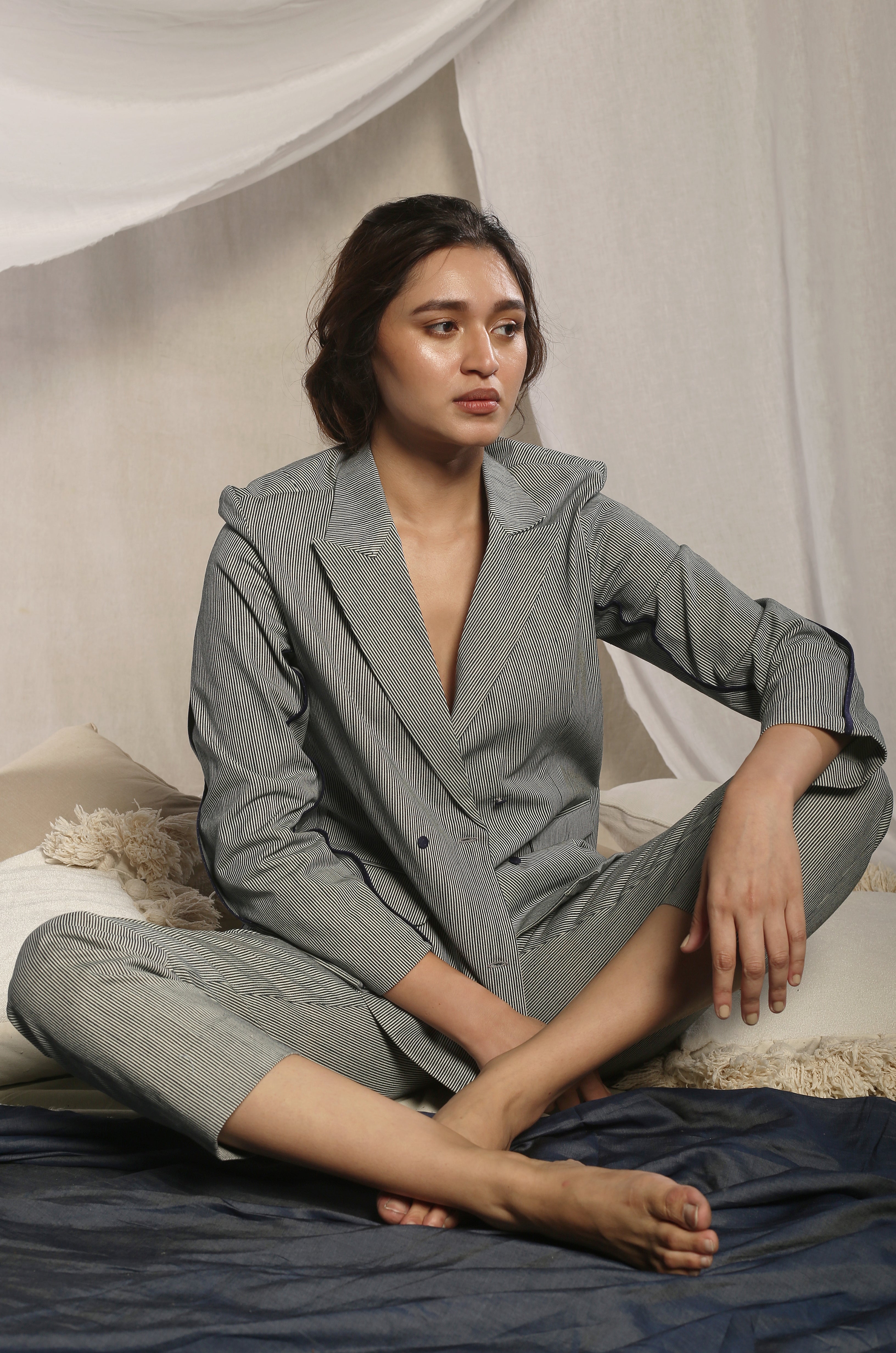 Double Breasted Pant Suit
