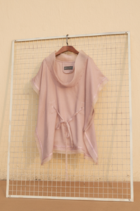 Pink Pashmina overlay