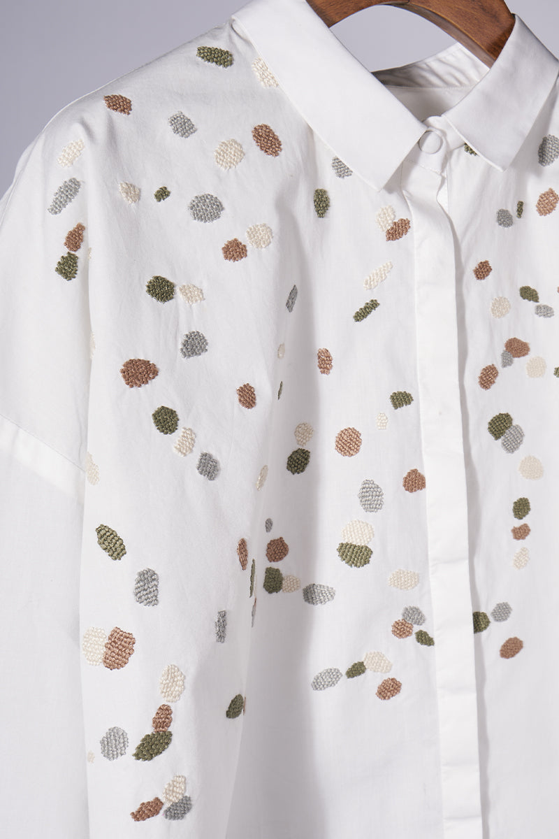 Adorn hand embroidered shirt