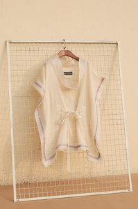 White Pashmina overlay