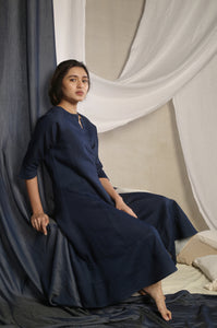 Overlap Tie-up Dress