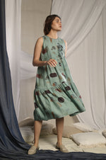 Load image into Gallery viewer, Polka Teal Dress
