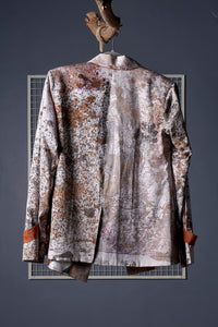 Cotton Scatter Print Blazer