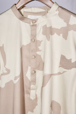Load image into Gallery viewer, Beige cotton print kurta
