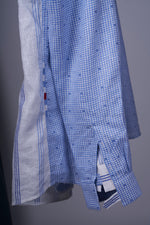Load image into Gallery viewer, Blue checks with stripes shirt
